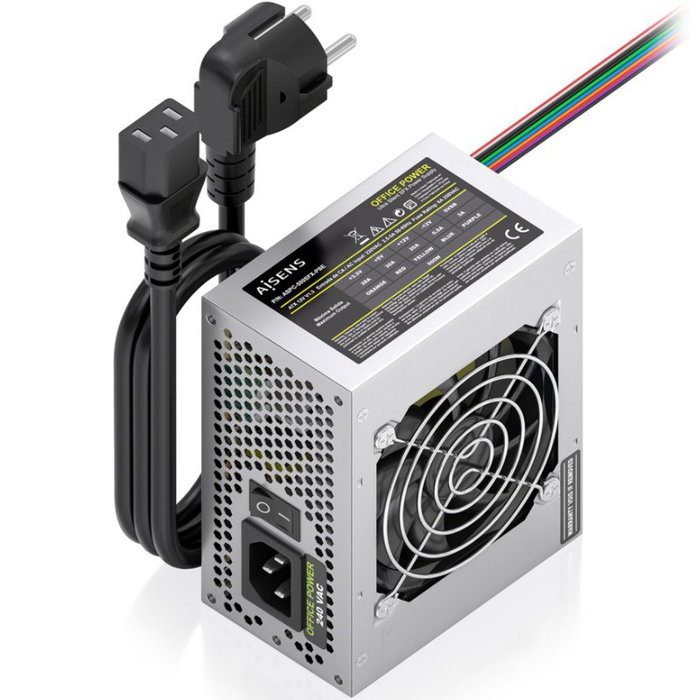Aisens Fuente de Alimentación SFX 500W ASPC-500SFX-PSE Plata Aisens Fuente de Alimentación SFX 500W ASPC-500SFX-PSE Plata